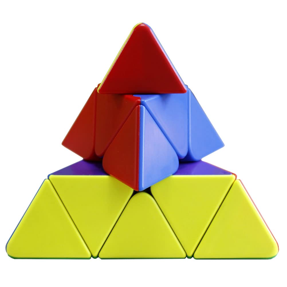 rumimi　R FunnyGoo MoYu RS Pyramid 3x3 jinzita Speed Puzzle Cube 3x3 RS